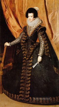  königin - Königin Isabel stehend Porträt Diego Velázquez